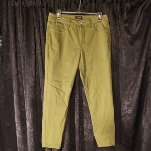 Curve Appeal Women's Olive Jeans